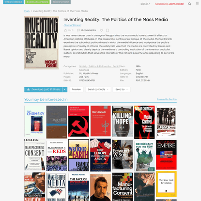 Inventing Reality: The Politics of the Mass Media | Michael Parenti | download