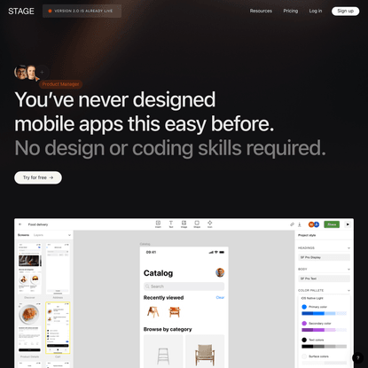 Stage – The easiest way to visualize your app ideas