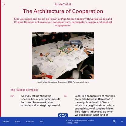 The Architecture of Cooperation