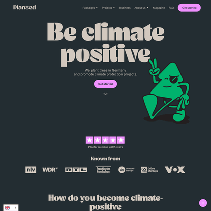 Planted | Welcome - Your Climate-Positive Life