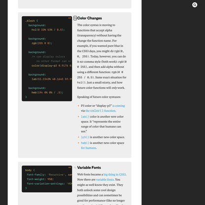 What’s New Since CSS3 in 2015? | CSS-Tricks