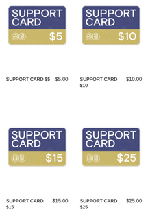 Kasyl Support Card