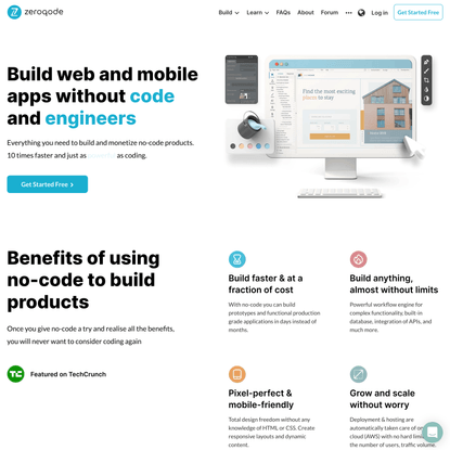 Zeroqode is a Platform with No-Code App Templates, Courses, Plugins, etc