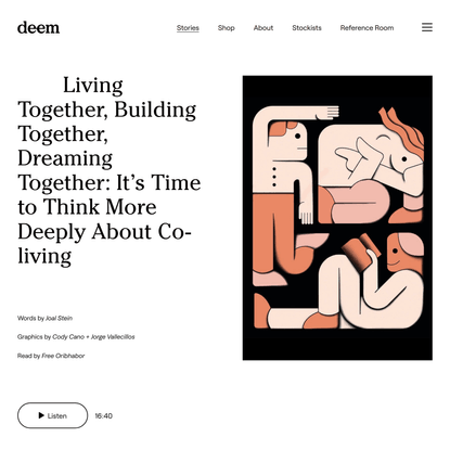 Living Together, Building Together, Dreaming Together — Deem