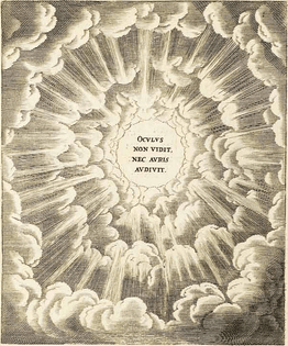 Engraving of Otto van Veen (1660), "Quod oculus non vidit, nec auris audivit"