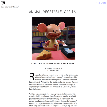 Animal, Vegetable, Capital - Lux Magazine
