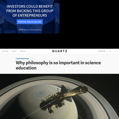 Why philosophy is so important in science education