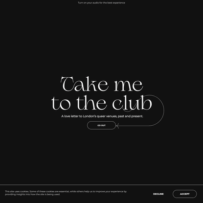Take Me to the Club | A fundraiser for LGBT+ venues