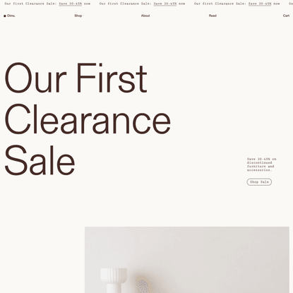 Dims. — New-century modern