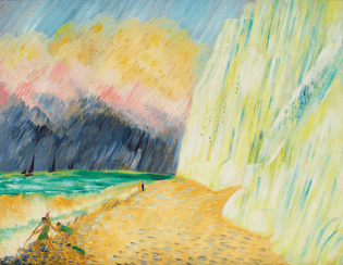 sigrid hjertén chalk cliffs (1935) 
