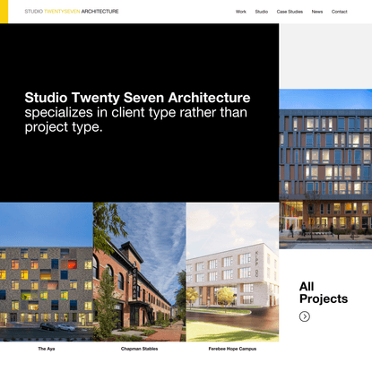 Home | StudioTwentySevenArchitecture