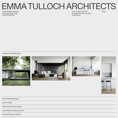 Emma Tulloch Architects