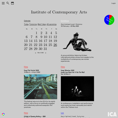 ICA | Institute of Contemporary Arts