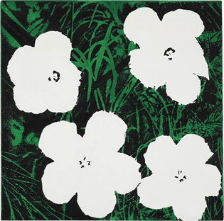 Sturtevant - Study for Warhol Flowers (1971)