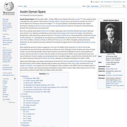 Austin Osman Spare - Wikipedia