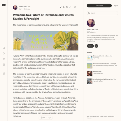 Welcome to Terranascient Futures Studies &amp; Foresight