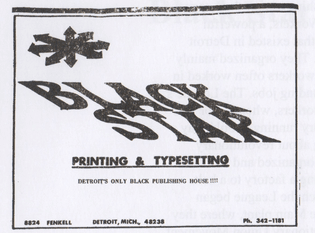 Black Star Printing &amp; Publishing, Detroit MI