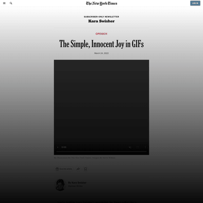 Opinion | The Simple, Innocent Joy in GIFs