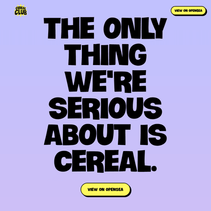 Cereal Club — 10,000 Cereal Munchers