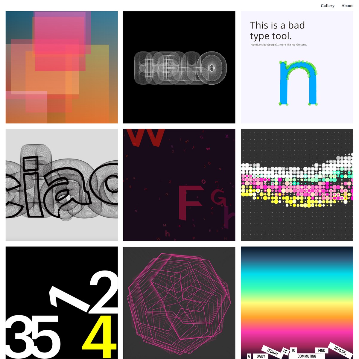 Generative Typography — Are.na