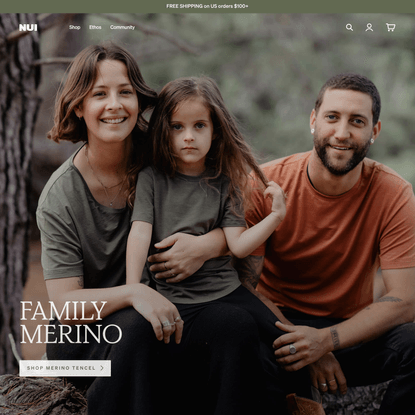 Merino Wool | Organic Clothes Store for families – Nui Organics