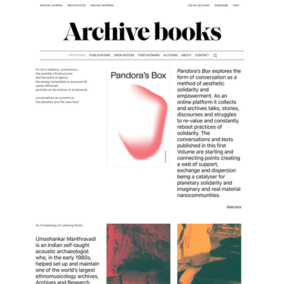 Frontpage - Archive Books