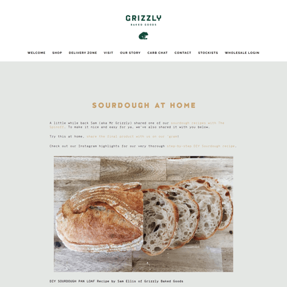 A bloody good Grizzly Baked Goods sourdough receipe — Grizzly Baked Goods