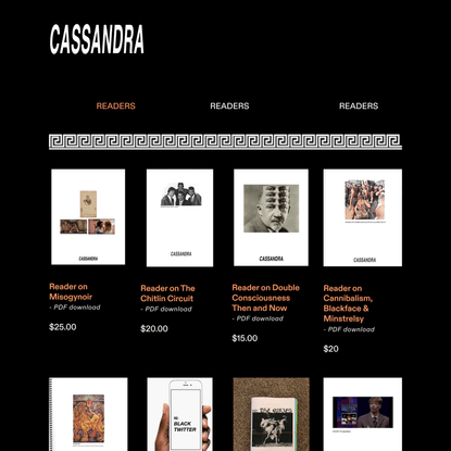 B1. Readers — cassandra press