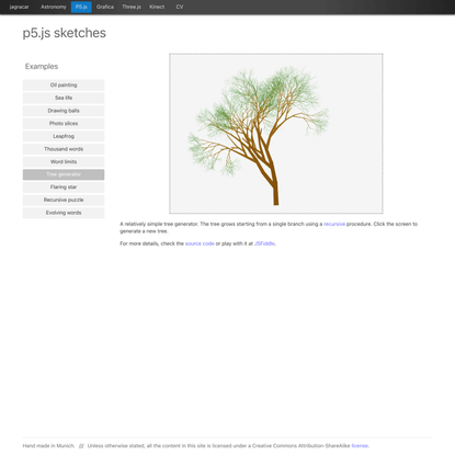 Tree generator sketch - jagracar
