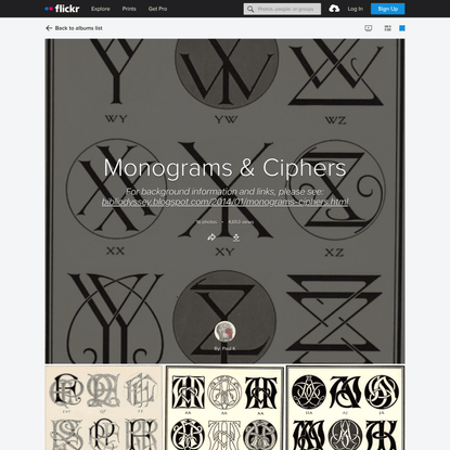 Monograms &amp; Ciphers