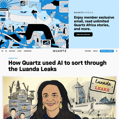 How Quartz used AI to sort through the Luanda Leaks