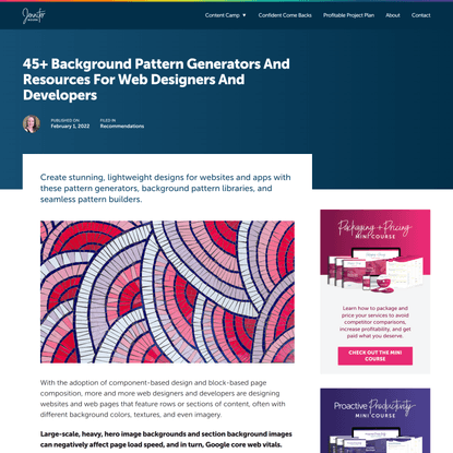 40+ Background Pattern Generators And Resources For Web Designers
