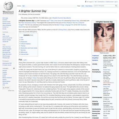 A Brighter Summer Day - Wikipedia