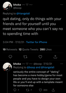 quit dating