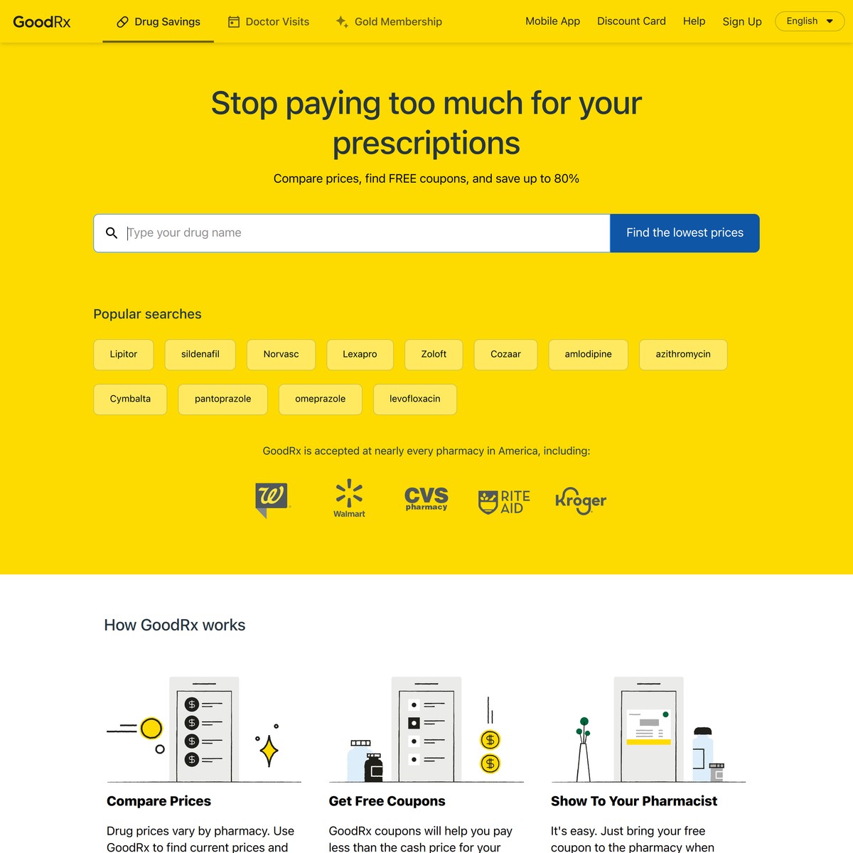 Prescription Prices, Coupons & Pharmacy Information GoodRx — Are.na