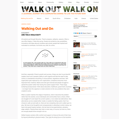 Excerpt: Are You a Walk Out? « Walk Out Walk On