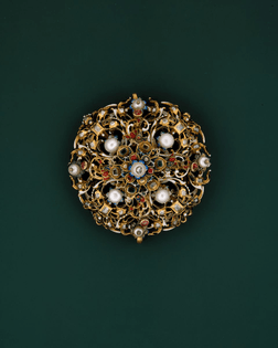 Rosette second quarter 17th century, with 18th century additions probably Hungarian