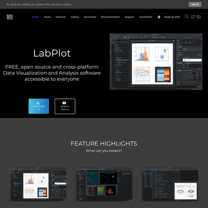 LabPlot – Scientific plotting and data analysis