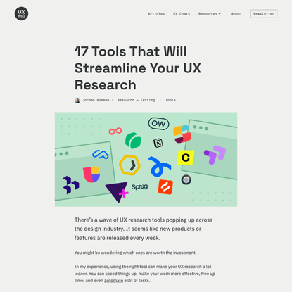 17 Tools That Will Streamline Your UX Research