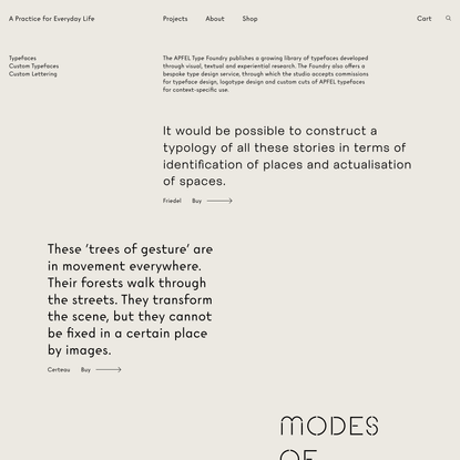 Type Foundry → A Practice for Everyday Life