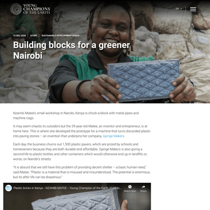 Building blocks for a greener Nairobi