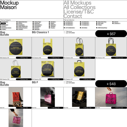 Bags Mockups