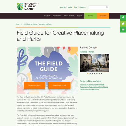 Field Guide for Creative Placemaking and Parks