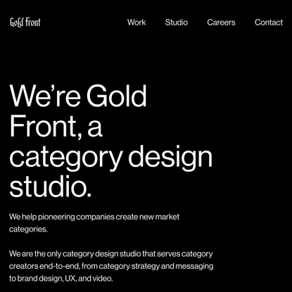 HomePage — Gold Front