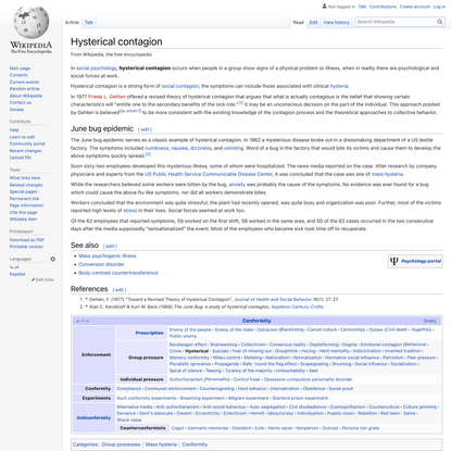 Hysterical contagion - Wikipedia