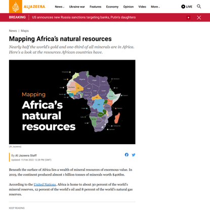 Mapping Africa’s natural resources