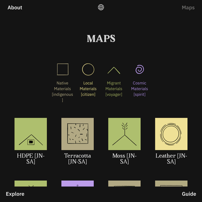 maps — Material Atlas
