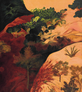 GULAM MOHAMMED SHEIKH (B. 1937) Beyond the Ridge