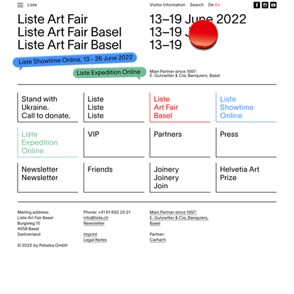 Welcome - Liste Art Fair Basel