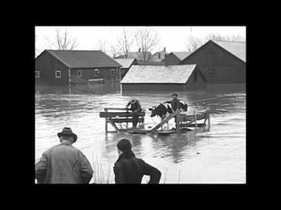 16mm Film of the 1936 Flood in Northampton, MA